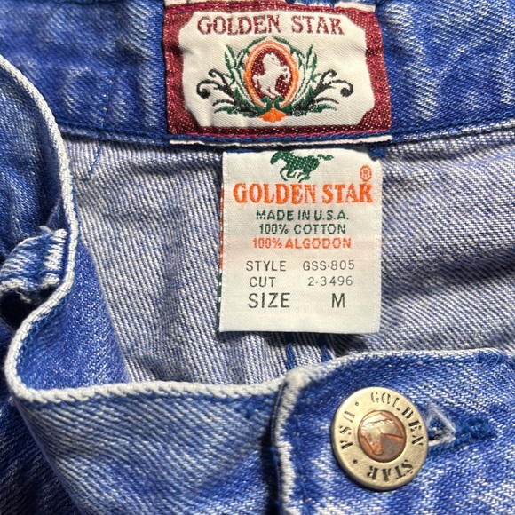 Blue jean skirt with five large pockets - Picture 3 of 3